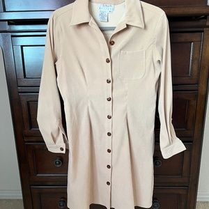 Talbots Suede-Like Dress, Size Petite 4 4P